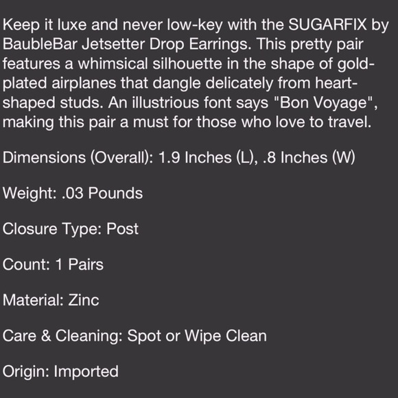 Sugarfix by Baublebar Jetsetter Earrings ✨❤️ - Picture 8 of 8